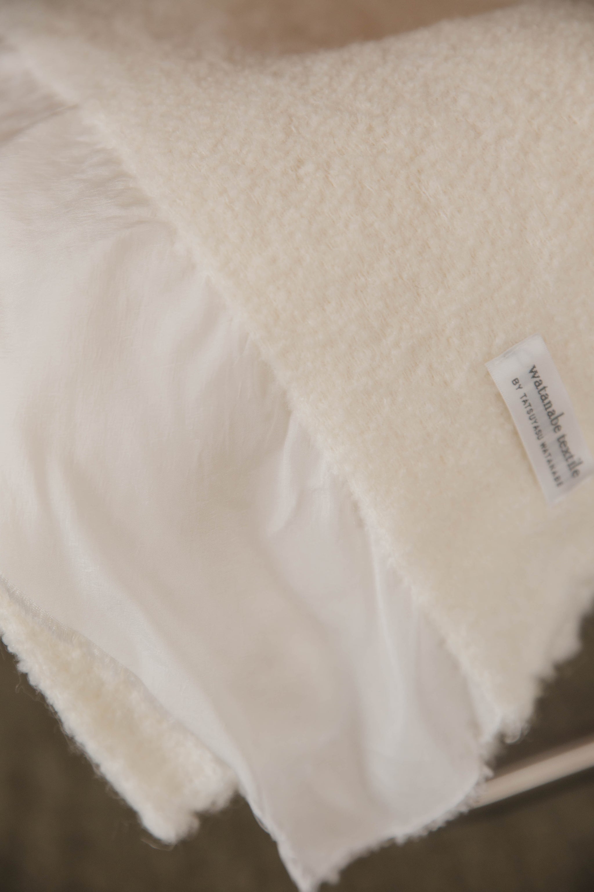 woolalpacacupro blanket c/#white (cupro付き) – Tatsuyasu Watanabe