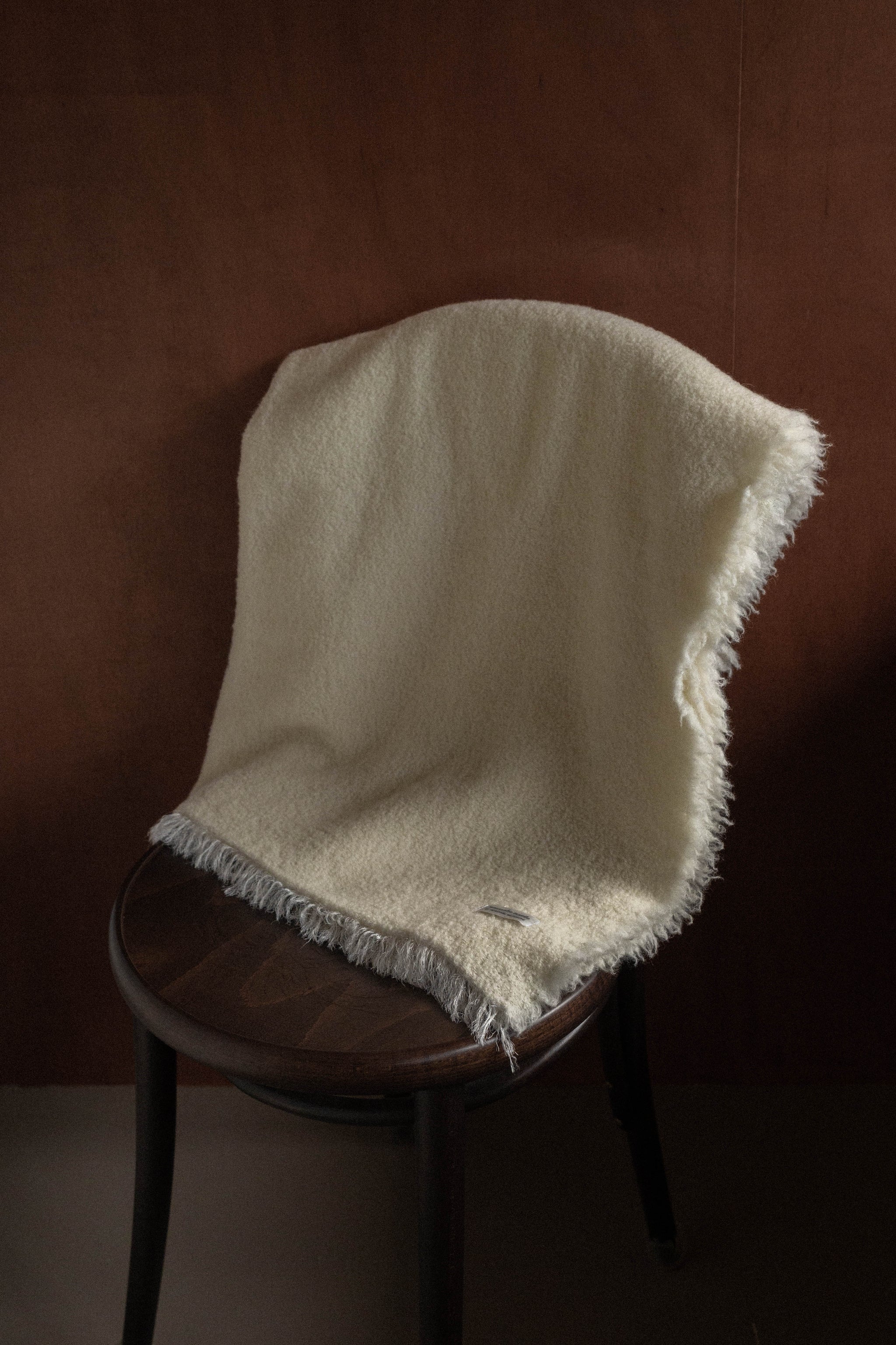 woolalpacacupro blanket c/#white – Watanabe Textile