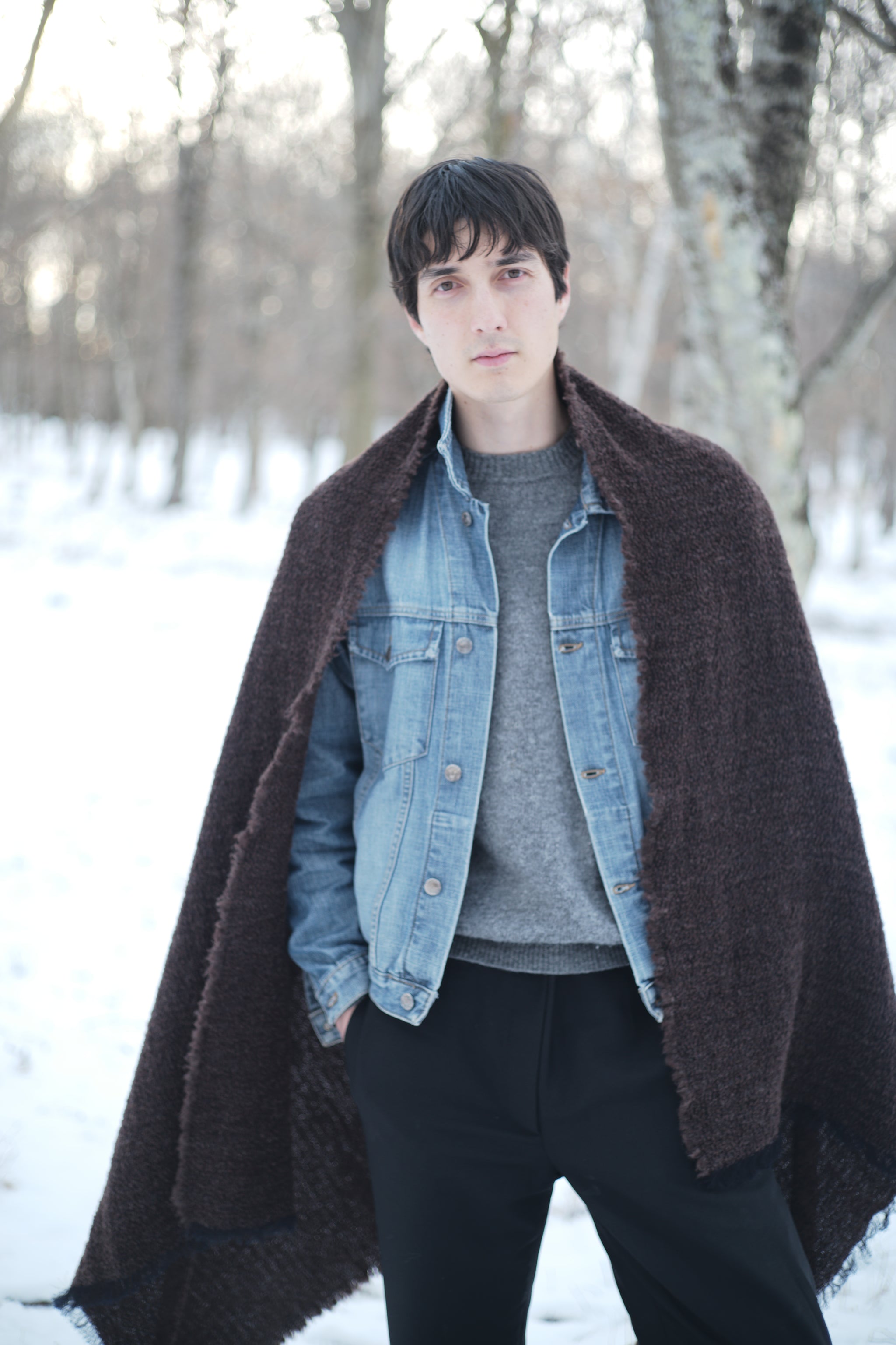 woolalpacacupro blanket c/#brown – Tatsuyasu Watanabe